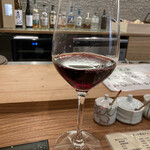 Tempura Isshin - グラスワイン赤（カラーセレクション・ピノワールG）
