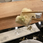 てんぷら 一心 - 山葵を付けて