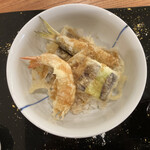 てんぷら 一心 - ご飯少な目の天丼