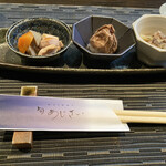 旬 あじさい - 前菜３種