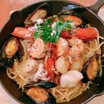 Grill Kitchen KAMPUS - 魚介のアメリカンクリームスパゲティ