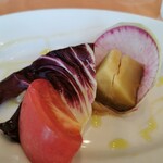 トラットリア グランボッカ - 前菜サラダ