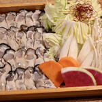 貝料理専門店 貝しぐれ -  元祖牡蠣しゃぶ(2日前までの要予約)