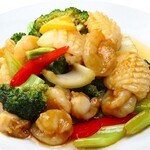 Stir-fried Seafood with xo sauce