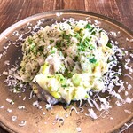 アランチャ - 牡蠣と長ネギのクリームソース   