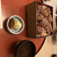 しら河 浄心本店 - ジャジャーン、うな重ご飯多め。