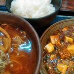 五味八珍 - 料理写真:麻婆豆腐のランチセット
