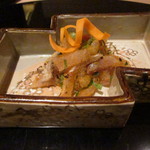 日本料理 百屋 - 鯛のからすみ和え