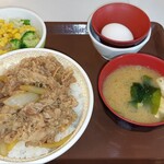 すき家 - 牛丼大盛ランチセット650円