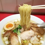 鳥藤 とりそばスタンド - 麺