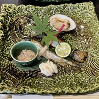 活かに 北斗 - 先付け八寸