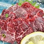 Tail meat sashimi (tail meat)