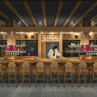 木の温もりに癒される、居心地の良い落ち着いた雰囲気