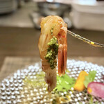 キャトルラパン - 海老 with バジルソース リフト