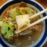 菊乃家本店 - 豆腐も入って