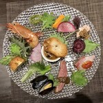 キャトルラパン - 前菜盛り合わせ