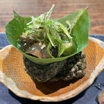 朔 - サザエとおくらのゼリー寄せ