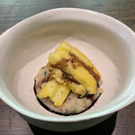 朔 - 穴子の黄身衣揚げ