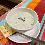 ラ・クレープリー - 濃厚クラムチャウダー ＋100円