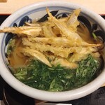 豊前裏打会 萬田うどん - ゴボウ天うどん