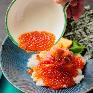 ◆高級食材を手軽に楽しむ【高級丼】を提供◆