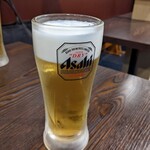 Taishuu Sushi Izaka Tenroku - 2210_大衆すし居酒　天六_中ビール(中)＠500円