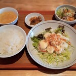 蒲生中華 信 - エビマヨ定食