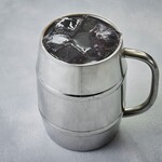 guzzling wine pirate mug