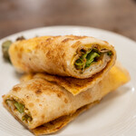 凡記 西安肉夾モー - 2022.10 鶏蛋灌餅（700円）