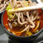 名代 富士そば - 次郎のようにワシワシ食べます。