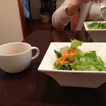 restaurant　bucheide - サラダとスープ