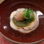 赤坂 菊乃井 - 2013.05　グジの新茶蒸し