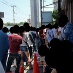 麺屋 たけ井 - ４０名程の待客の列が…(・。・;