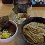 麺屋 たけ井 - 『つけ麺（並）』＋『全部のせ』～♪(^o^)丿