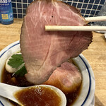 手打式超多加水麺 ののくら - チャーシュー