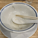 手打式超多加水麺 ののくら - ご馳走様でした