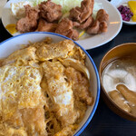 長妻食堂 - 料理写真:カツ丼＆から揚げ単品