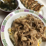 Ramentaishou - 10番セット　肉チャーハンと餃子（1,050円）