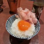 酒肴場 屯 - 青森産こだわり卵ご飯¥350 卵が濃い！