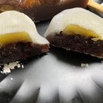 仙太郎 - 栗餅断面