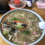 みたか食堂 - 半チャンポン　寒い日におすすめ