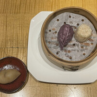 スーツァン・レストラン陳 渋谷店 - 2022.10.27（木）　飲茶ランチ （霍麺点士が作る点心３点盛り）3481円（税込）