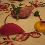 赤坂 詠月 - 黒毛和牛・チェダーチーズ焼き・トマト 