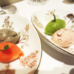 モナリザ - アイスクリーム・シャーベットの盛り合わせ