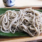 そば処 石畳むら - ざるそば600円　麺が１本１本光っていた！
