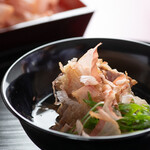 藤や - 肉みぞれ「黒毛和牛削りたてのかつをとともに」