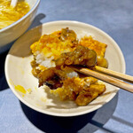 うずとかみなり - 香ばしく焼き上げられていて、タレととても良く合います