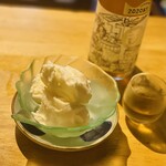 Sake lees ice cream ~ Kijoshu