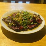 Lean green onion salt tataki