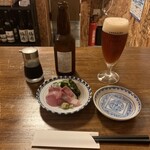 MASUMASU SAKE SHOP & OBANZAI - オリジナルクラフトビールと鰤の刺身